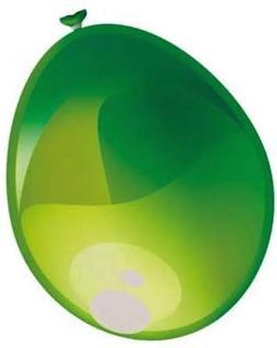 Ballonnen parelgroen metallic 50 stuks 30 cm
