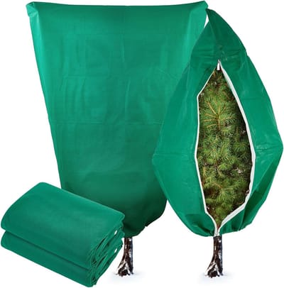 2 Stuks - Plantenhoes - 60*80cm - Vorstbescherming - Plantenhoes Vorstbescherming - Met Rits en Trekkoord - Herbruikbaar - Winterafdekhoes - Plantenbescherming Tuin - Geschikt voor Buitenplanten Fruitboompotten