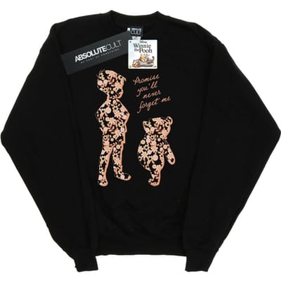Disney Dames/Dames Winnie The Pooh Belofte die je nooit zult vergeten Sweatshirt (Zwart)