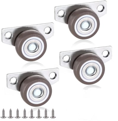 Zijwielen 32 mm - 4 Stuks Meubelwielen voor Vloerladen en DIY Projecten