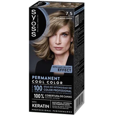 PERMANENTE KOELE KLEUR #7.5-Medium Asblond 1 st
