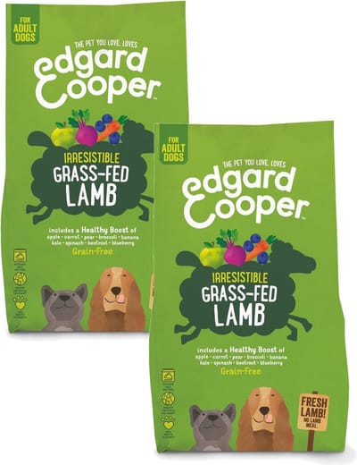 Edgard & Cooper Irresistible Grass-Fed Lamb Adult Lam&Appel&Wortel - Hondenvoer - 2 x 2.5 kg