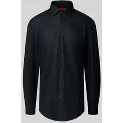 Slim fit zakelijk overhemd met knoopsluiting, model 'Kenno'