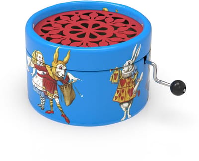 Belle Lurette muziekdoos Rondo47 Alice blue O Du lieber Augustin.