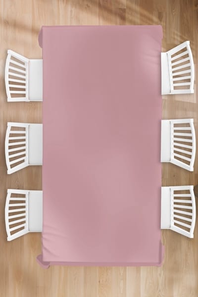 Tafelkleed - Tafellaken - 130x260 cm - Roze - Kleuren - Interieur - Effen - Kleur - Binnen en Buiten