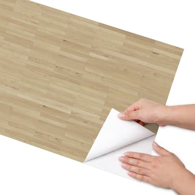 Coloray Meubel Wrap Folie - Beige Meubelfolie - 50x100 cm - Plakfolie Meubels Houten elegantie - Decoratiefolie Zelfklevend - Klassiek Meubelfolie - Meubelfolie Zelfklevend - Badkamer decoratie - Texturen