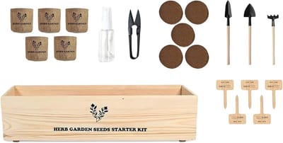 Bonsai Starters Kit -Geen zaden bevatten– Bonsai Schaar – Bonsai Gereedschap – Bonsai Zaden – Bonsai Kit – Bonsai Boompje - Kweekset Cadeau - Bonsai Verzorgingsset