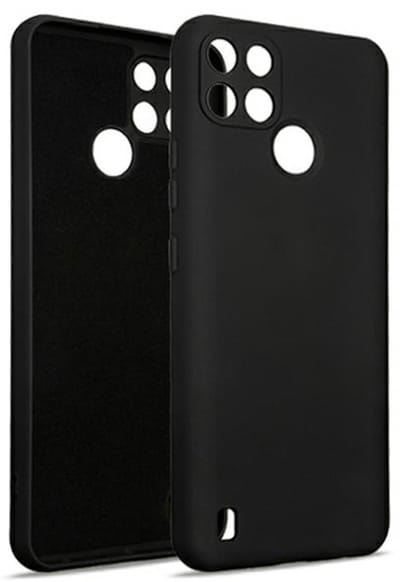 Beline siliconen hoesje Realme C25Y 2021 zwart/zwart
