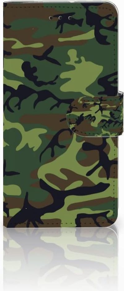 Motorola Moto G7 Play Telefoon Hoesje Army Dark