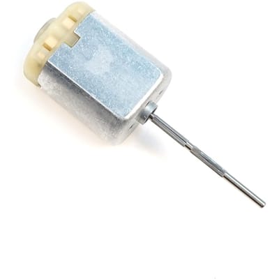 BGE679 FC 280 12V DC 29 mm Axe de broche nervuré Moteur d'axe pour serrure de porte de voiture Actionneur de bouchon de réservoir de carburant Réparation de rétroviseur pliant