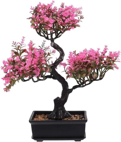 Kunstmatige Bonsai Plant Kit voor Binnen en Buiten - Herbruikbare Plastic Bonsai Boom voor Thuisdecoratie en Kantooromgeving