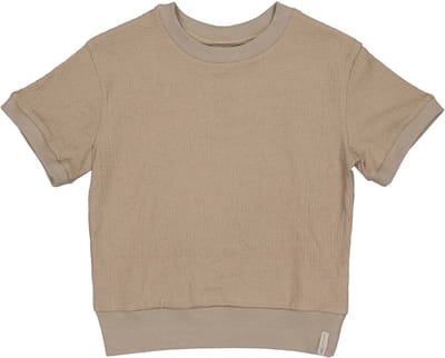 Levv - Bianca Meisjes Shirt - Dark Taupe - Maat 98