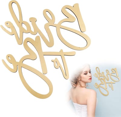 Houten Decoratie voor Bruid, Bruiloft en Bachelorette Party - Prachtig Bord voor Bridal Shower en Verloving
