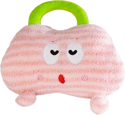 Cute Cloud Hot Water Bottle - Pluche handvoetwarmer, warm water pack met handvat, waterzak, pluche kussen, handwarme waterfles, schattig wolk design, pluche warme compress-zak