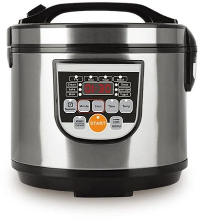 Jensaro Rijstkoker 5L Digitaal - Multicooker 700W - Slowcooker & Stoomkoker - LCD Display - Warmhoudfunctie - Elektrisch