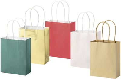 folia Papieren draagtas CLASSIC, maat M, diverse kleuren