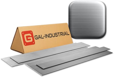 Aluminium Platstaf - Gefreesd Profiel - Meubelbouw - Corrosiebestendig - 60cm - Zilver