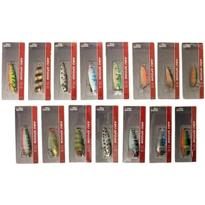 Lok Abu Garcia petite cuillère assortiment de leurres boîte Garcia (x150)