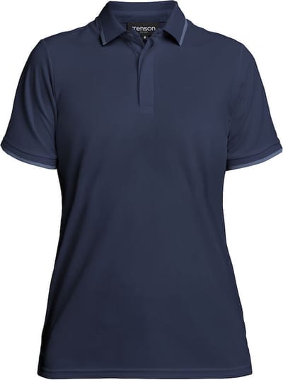 Tenson TXlite Q-Dry Polo 465018078 - Donkerblauw - M