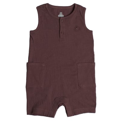 Korte jumpsuit met zakken 870145 voor baby's