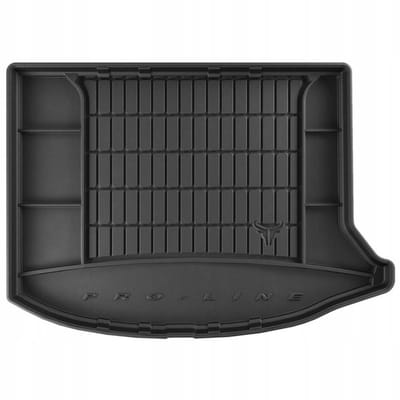 FROGUM Kofferbakmat - Rubber - Geschikt voor MAZDA 3 II (2008-2013) - Hatchback - Hoge laadvloer - Zonder Bose - Zwart