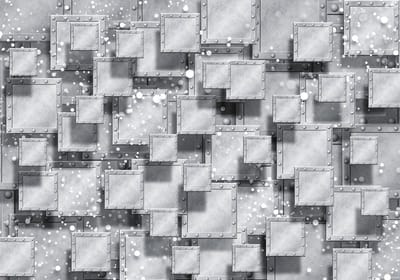 Abstract Modern Grey Silver Photo Wallcovering