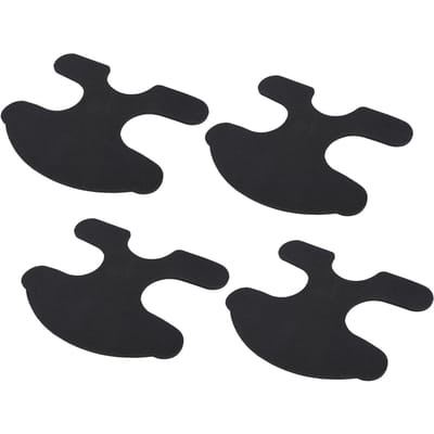 10 STUKS Ski Schoen Enkel Wrap Pads Hoge Dichtheid EVA Zelfklevende Ski Enkel Schuim Pads Verminderen Enkel Wrijving voor Skiën Snowboarden gray