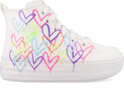 Skechers Hyperlift - Love Daze 314075L/WMLT Wit / Multicolor-28