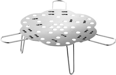 Stoommand - Keukenaccessoires - Gezond Koken - Ruimtebesparend Ontwerp - Opvouwbaar - Zilverkleurig