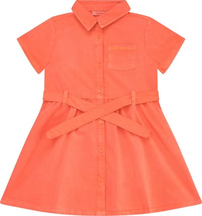Someone SENNA-SG-51-J Meisjes Jurk - FLUO CORAL