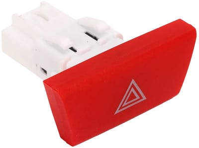 Dailygoody - Originele Waarschuwingsschakelaar voor Peugeot 107, Citroen C1 & Aygo | Vervangingsonderdeel 6490NG, 6554KW