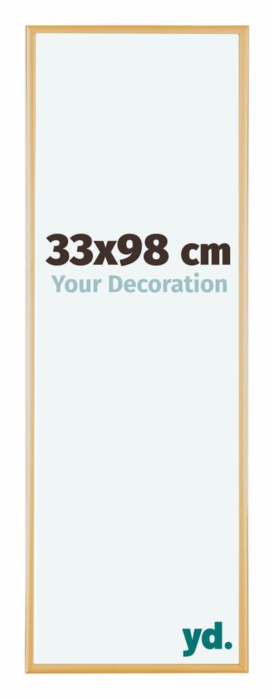 Your Decoration - Puzzellijst 33x98 cm - Goud Vintage - Puzzellijst 500-1000 stukjes - Aluminium Fotolijst - Kent