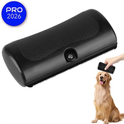 Furease - Fur Ease Borstel Hond - Elvori Hondenborstel - Pura Vacht Borstel - Hair Removal - Vacht Wonderborstel - Kattenborstel Stoom – Kattenhaar Verwijderaar – Kattenkam – Hondenborstel – Dierenborstel – Ontklitborstel – Vachtverzorging