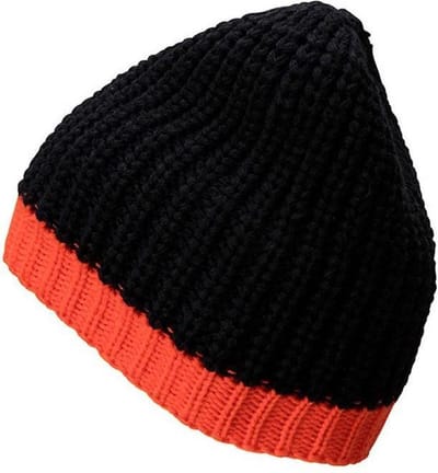 Myrtle Beach - Unisex Wintersport Muts (Zwart/Rood)