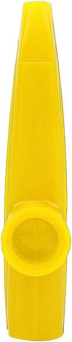 Plastic Mini Kazoo - Zoemend Muziek Speelgoed - Muziek Maken - Versterkend Membraan - 13 x 3 cm - Geel