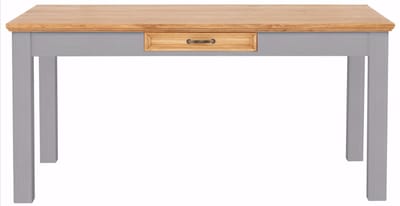 Eettafel - 1-lade - Grijs Grenen