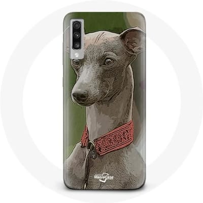 Hoesje voor Samsung Galaxy A70 Greyhound Greyhound grijs