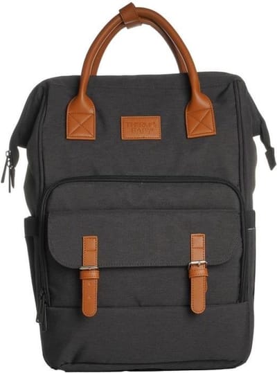 Luiertas - THERMOBABY - ESCAPADE - Elegant en functioneel - Zwart en bruin