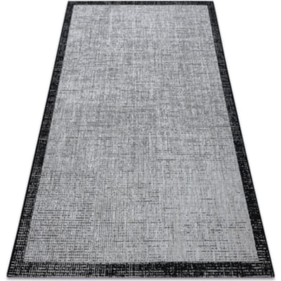 Kleden Rugsx Sisal tapijt SISAL FLOORLUX 20401 Kader zilver/zw 240x330 cm