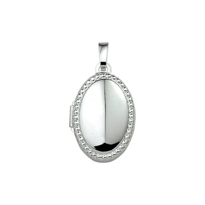 zilver gerhodineerd medaillon 1334658