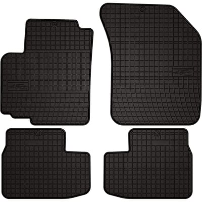 Wielganizator SolidPRO Serie - Rubber Automatten - Opel Agila B - Zwart - Op Maat Gemaakt