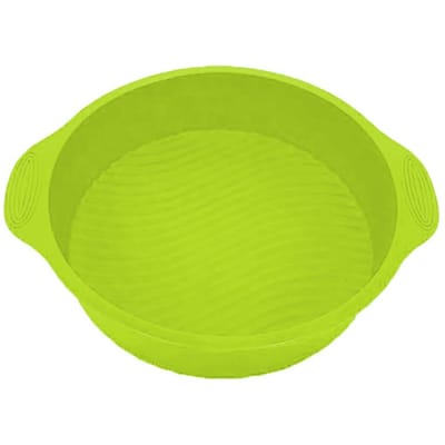 11 inch Ronde Vorm Siliconen Bakvorm Cakevorm DIY Bakken Cake Pan Bakplaat(Groen) groen