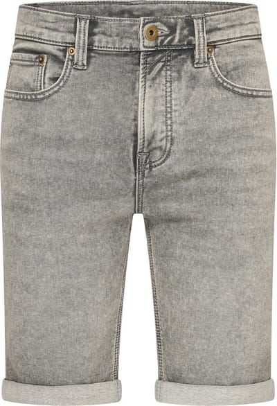 Mario Russo Jog Denim Short - Korte broek heren - Korte broeken - korte spijkerbroek voor heren/volwassenen - Denim - Grijs