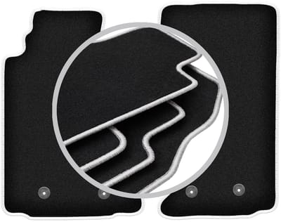 CARLUX-SILVER automatten voor: Mazda MX-5 III cabriolet (2005-2015)