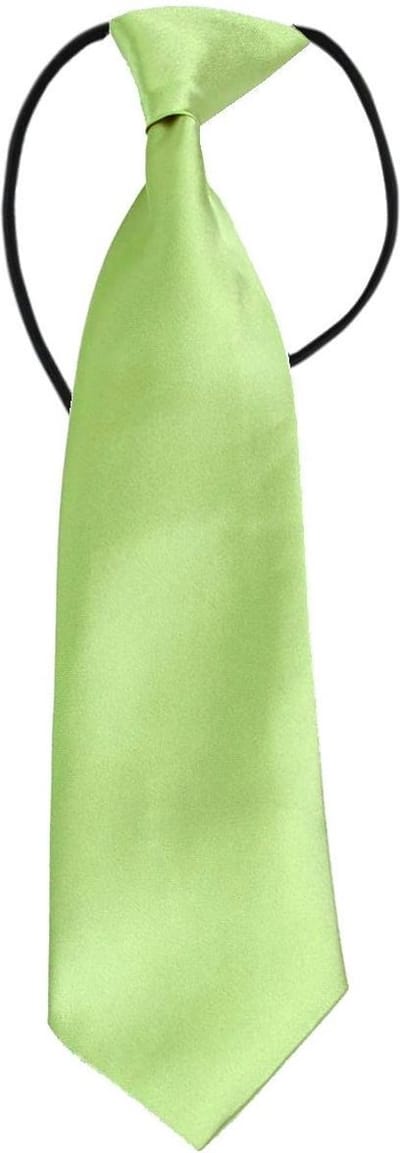 Fako Fashion - Kinderstropdas - Kinder Stropdas - Jongens Stropdas - Das - Effen - Elastiek - Lime Groen