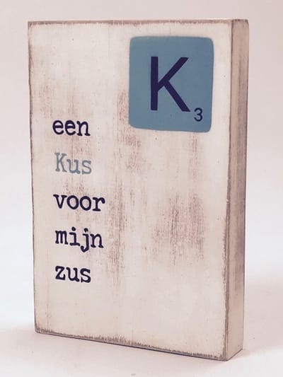 Tekstblok 10x15 2 cm dik Kus