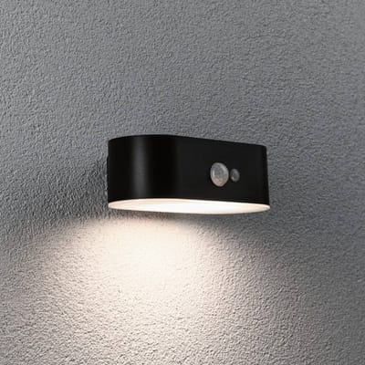 Paulmann 94571 Ayda Wandlamp op zonne-energie Energielabel: A (A - G) 5.5 W Warmwit Zwart