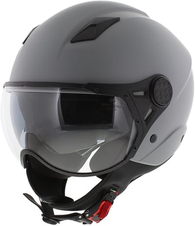 Vito jet helm Lavori mat grijs XS