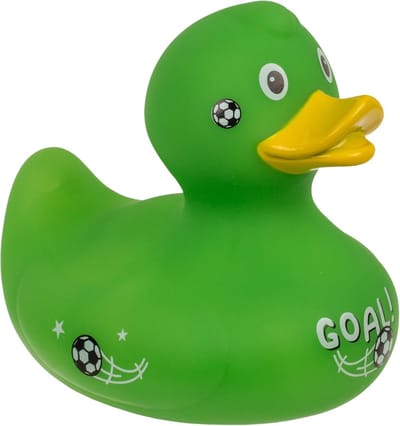Badeend Speelgoed - Zwem Eendjes - Bad Plezier - Maakt Geluid - 10cm - Groen
