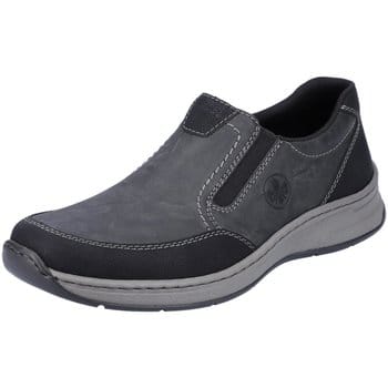 Rieker heren lage schoenen zakelijke schoenen leren schoenen 14362-00 grijs extra breed